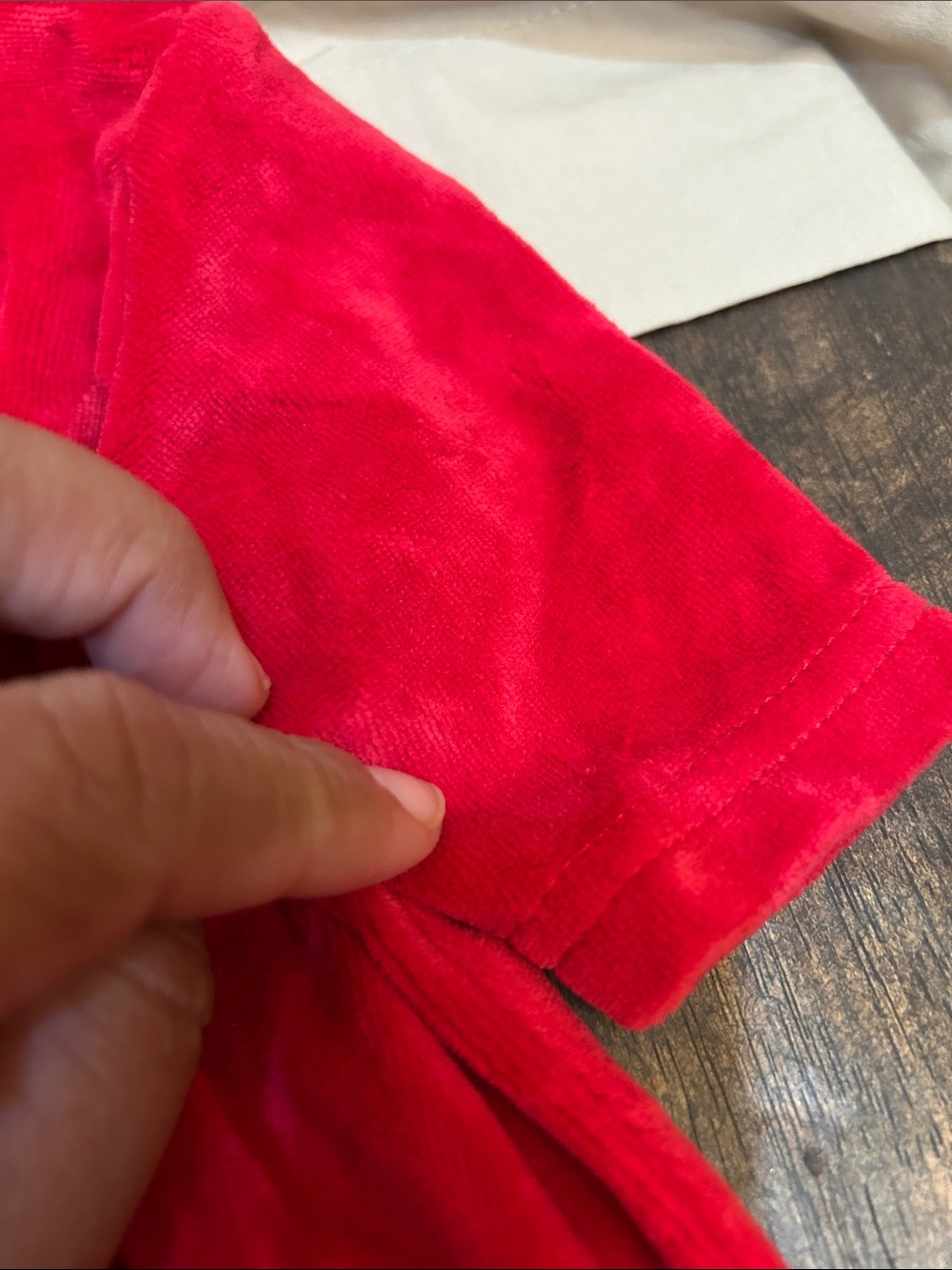 Red Velvet Bambi Embroidered Baby Pajama Bottoms - Picture 4 of 7